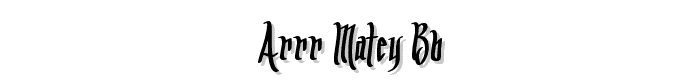 Arrr Matey BB font
